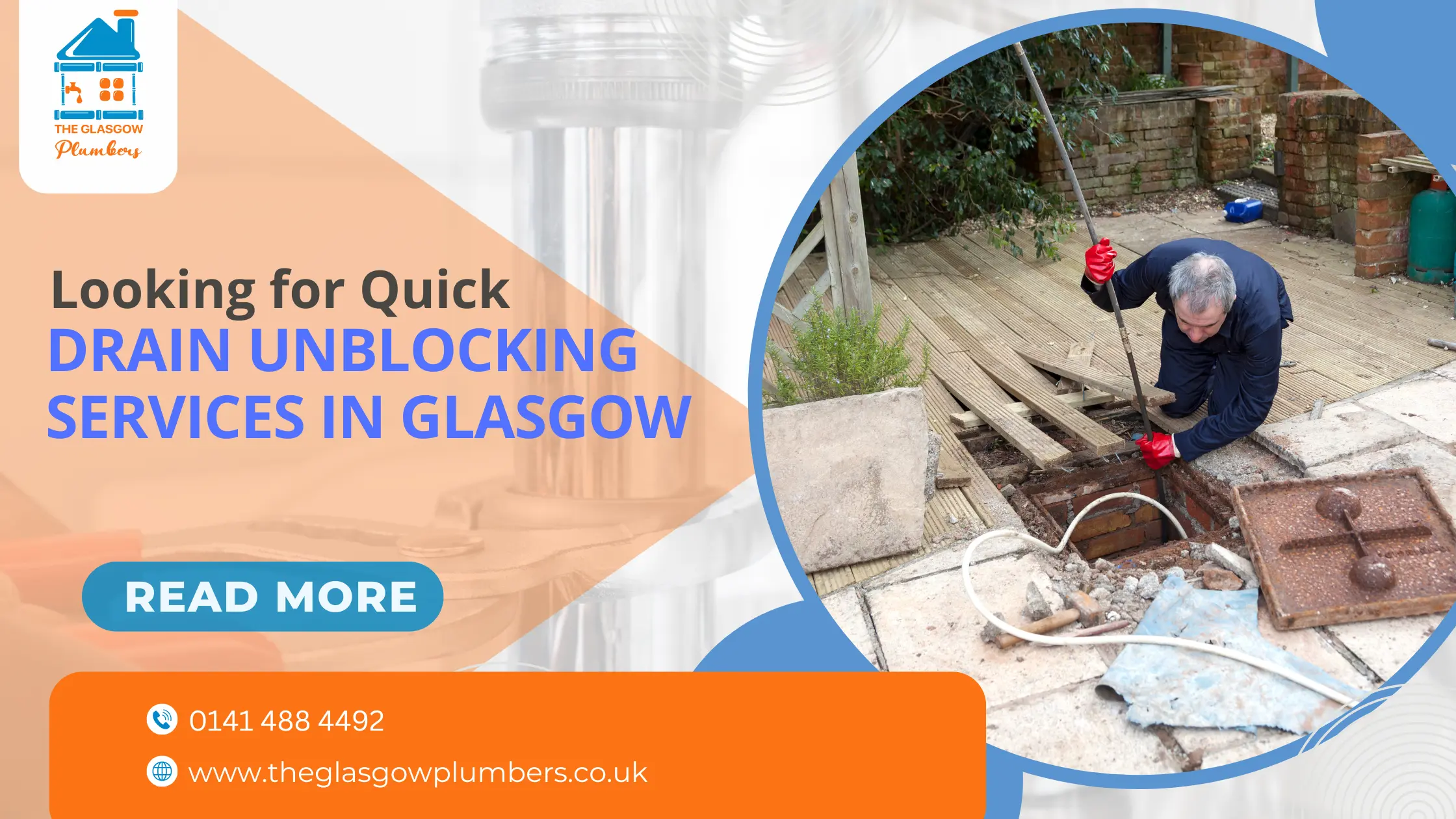 Looking for Quick Drain Unblocking Services in Glasgow?